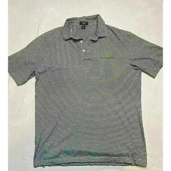 HICKEY Other - Hickey Golf Polo Shirt Men’s Large Stripes Short‎ Sleeve Athletic 100% Cotton